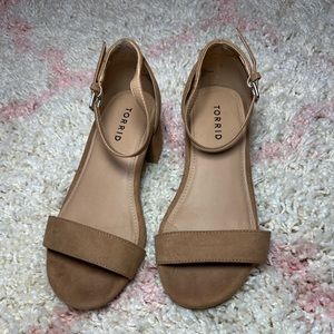 Torrid Ankle Strap Block Heel size 7W
